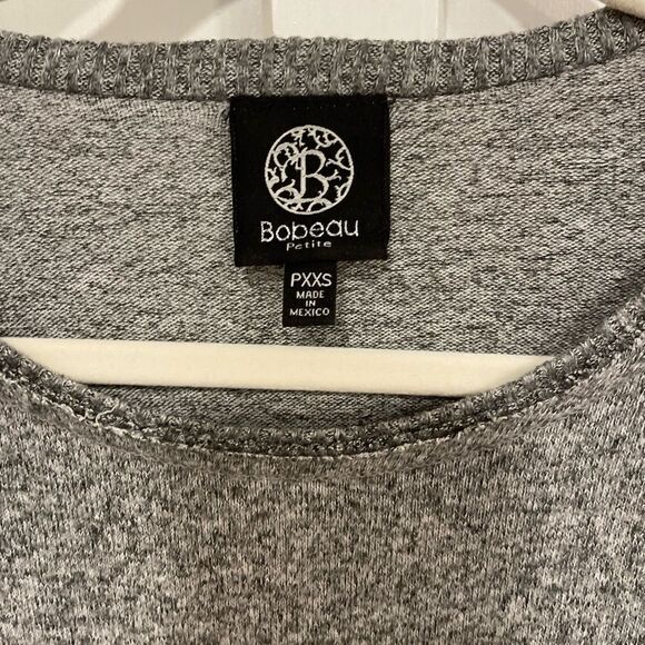 BOBEAU gray top size PXXS - Picture 2 of 5